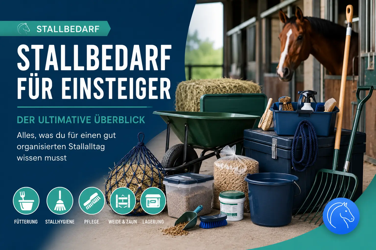Der beste Stallbedarf im Überblick: Welche Investitions- und Verbrauchsgüter du im Pferdealltag wirklich brauchst